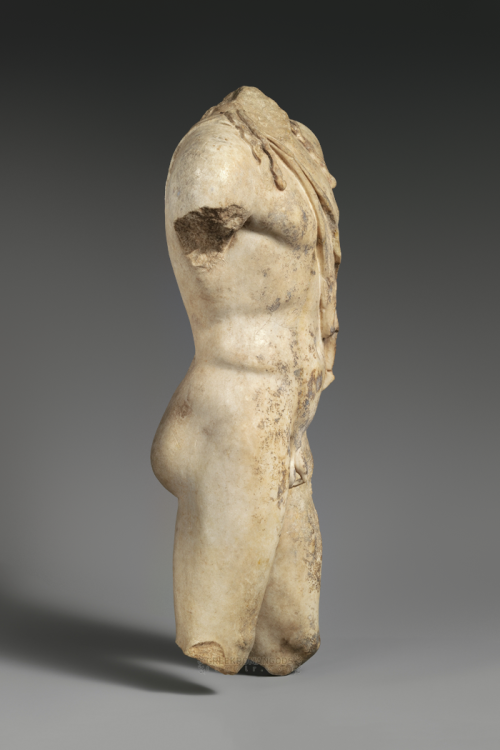 greekromangods: Statuette of Young Dionysos Roman; Imperial, 1st–2nd century AD Adaptation of a Gree