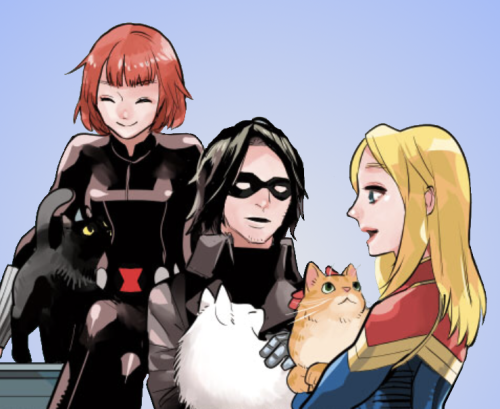 avengerscompound:Marvel Meow Infinity Comic