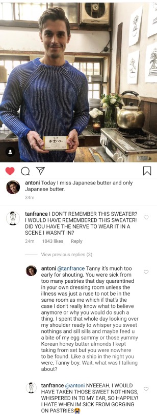 fuckyeahantoniporowski:  Their interactions are perfect 