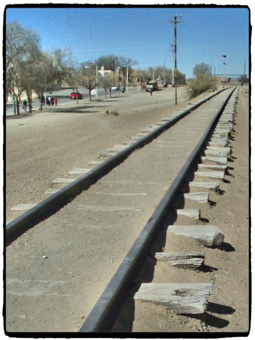 End of the Line. Defunct Ferrocarril Belgrano at the Argentina-Bolivia border, La Quiaca, Argentina.