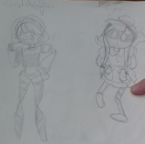 More Drawings!(part Of The Second Image Is N Saying "I Love Doing Anything!" And Uzi Saying "Bite Me!"
