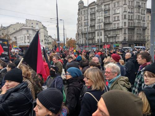 Around 15 thousand people took part in the antifascist march at Warsaw 11.11.2019, under the motto &
