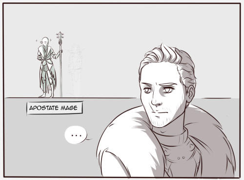 falsesecuritysketches:Cullen might be an ex-templar, but the amount of apostate mages in the inquisi