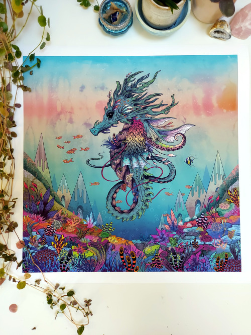 ‘Hippocampus’ printhttps://www.etsy.com/uk/shop/MatMillerArt