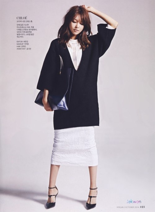 Soo Young (SNSD) Для InStyle Korea 10/2014