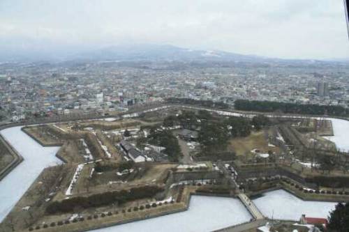 【３５８】函館に 近し程には 五稜郭 五角の城は 一丁前に