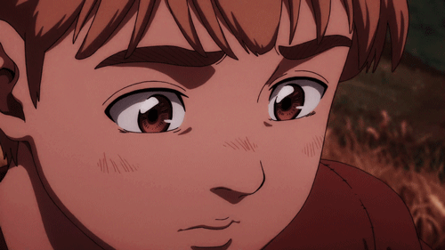 anime-cafeteria:Thorfinn. You’re my oldest son. You have to protect your mother and your sister. You