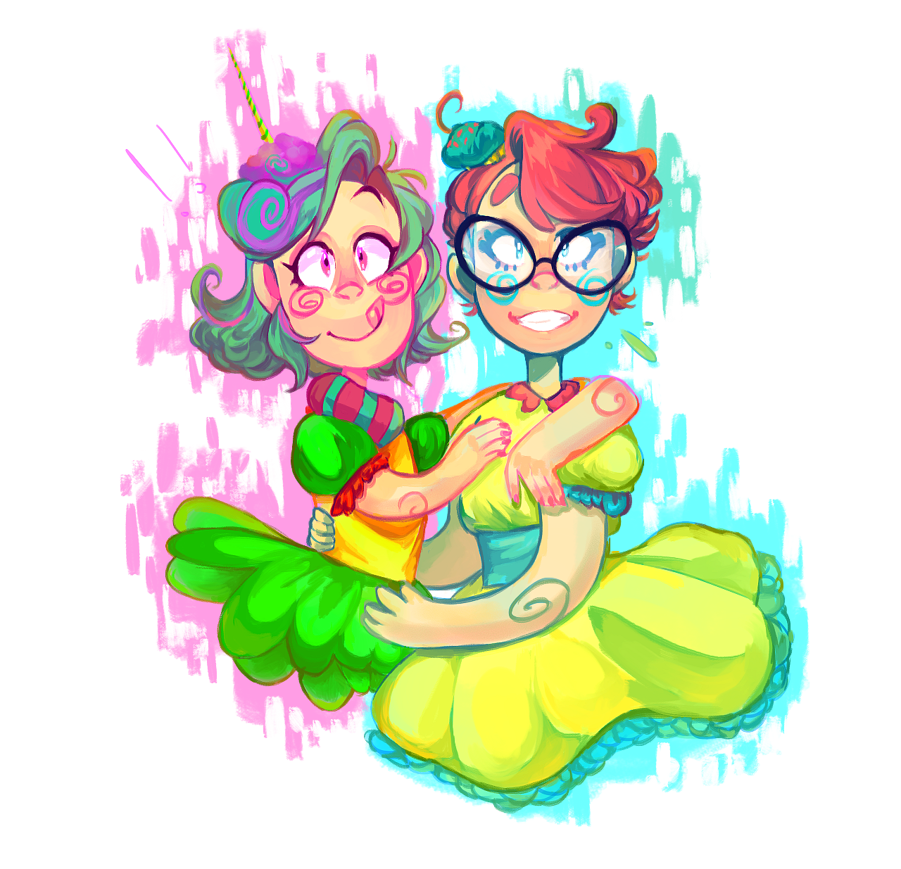 pastelllambs:  lilycal:  i love cotton candy bbs,,,, when i saw @pastelllambs beautiful
