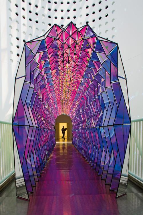 artruby: Olafur Eliasson, One-way colour tunnel, (2007). One-Way Colour Tunnel by Olafur Eliasson at