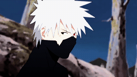 amritashower:Hanakumamii Challenge: 10 Colorful Days➢ Day 7: White haired character - Hatake Kakashi