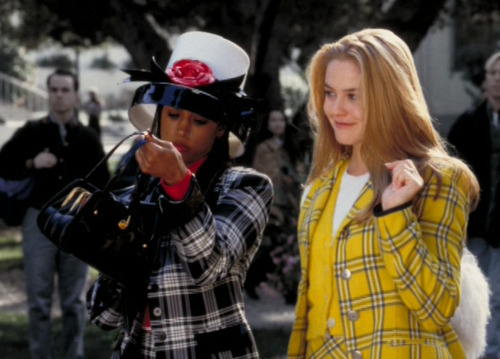 fashion-and-film: “The clothes in Clueless weren’t really what kids were wearing… the costumes in the film are more hyper-style. At the time it was very grunge-oriented fashion, very Seattle – you know, the Nirvana look with the plaid shirts.