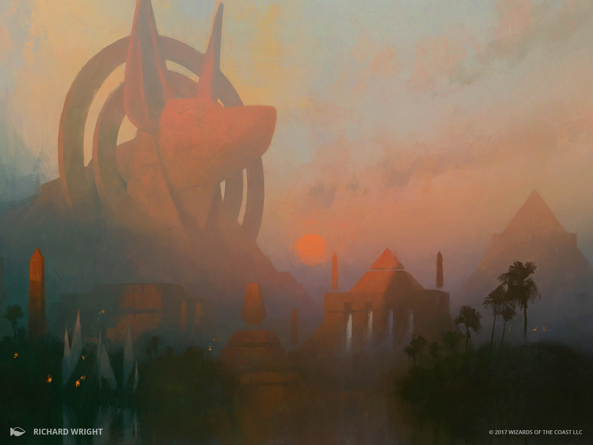 wizardsmagic:    Lay eyes on what once were the great Monuments of Amonkhet…But