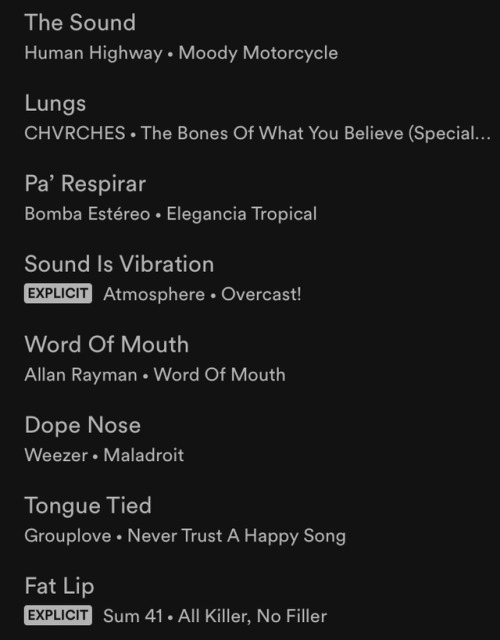 allthingslinguistic: This is an extensive Spotify playlist by Ty Slobe containing 69 songs about pho