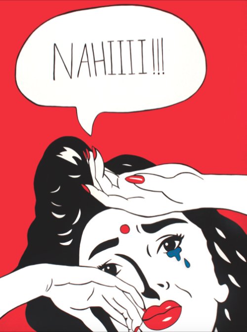 kajalmag:Hatecopy’s tongue-in-cheek pop art mashup provides an interesting commentary on diasp