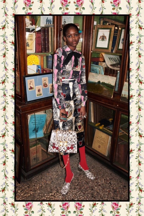 1994-2016: femmequeens: Elibeidy Danis and Nicole Atieno @ Gucci Pre-Fall 2017 Princessa Dominicana