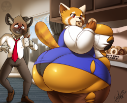 zoidberg656:  Ignorant Indulgence   A mystery person keeps bringing in donuts for the office. Retsuko doesn’t seem to mind.   