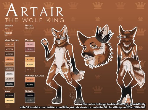 Reference Sheet Commissions ✨Commissions for AriesRedWolf, characters belong to him.Commissions Info