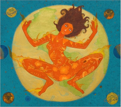 Rakhee Roy (Indian). The World Ablaze.