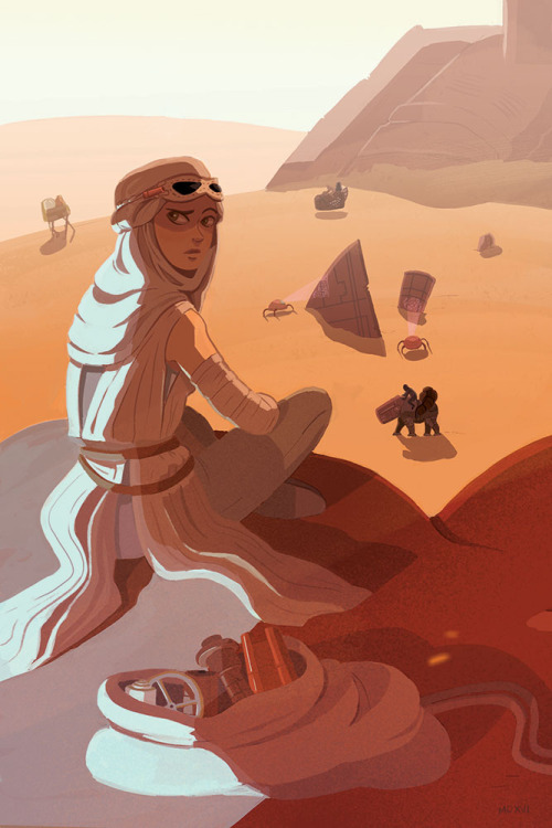 mirelleortegaart: Some months ago I worked on a piece for the amazing Star Wars Fanzine: The Fa