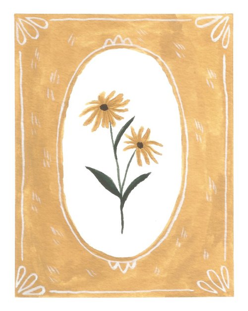 ash-elizabeth-art: Framed flowers High-res downloadable versions of these paintings are available he