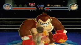 All of Donkey Kong’s showboating here, reminds me of the showboating and taunts that nigga Anderson Silva did in his last fight. Then he got KNOCKED THE FUCK OUT!