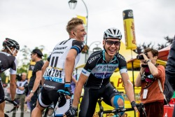 Velo2Max:  Marcel Kittel And Tony Martin Having A Laugh Before The Stage Start Tdf