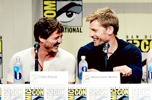 kinginthenorths:  Pedro Pascal and Nikolaj Coster-Waldau attends HBO’s ‘Game