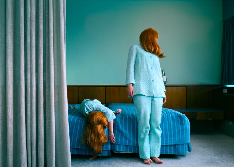 fohk:  Norwegian artist Anja Niemi continues to combine the self-portrait with the