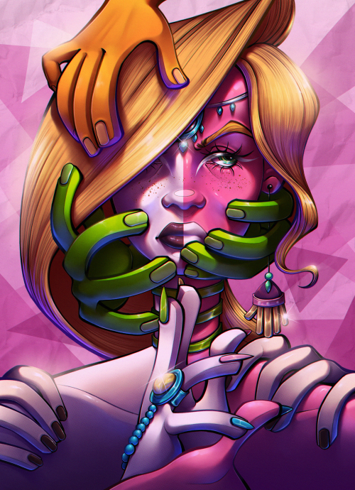Eve I Drew A While Ago For The 3 Artists 1 Base Collab Trend, Me And Friends Did It With NSR Characters