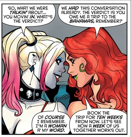 messiahs-mind:  A whole issue of Harley and Ivy being cute af. Fuck yes, thank you