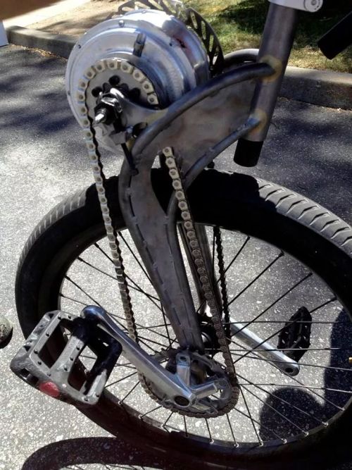 unicycles-are-cool: Rare geared unicycle