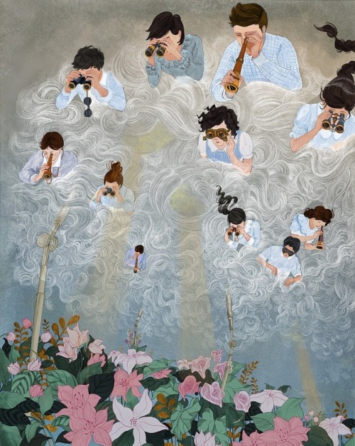 merfology: artisticmoods: Shreya Gupta’s illustrations tell stories that make me so curious ab