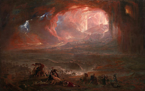 dappledwithshadow: Art ComparisonJoseph Mallord William Turner (English, 1775-1851)John Martin (Engl