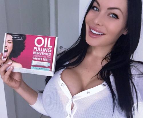 Oil pulling with @cocowhiteuk for a bright porn pictures