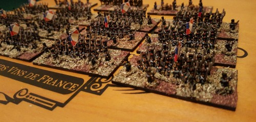 Completed my 6mm French Napoleonic force! 12 battalions of line infantry, 2 artillery batteries and 