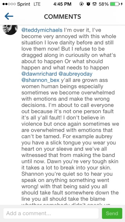 thesonofcupid:Dear Danity Kane,Here’s my open letter to you danitykane dawnrichard @aubreyoday @shan