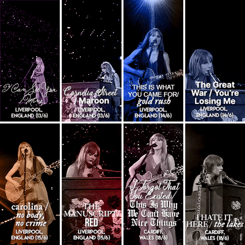 Surprise Songs On The European Leg Of The Eras Tour (x)