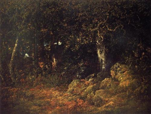 The Oak in the Rocks, 1860, Theodore Rousseau