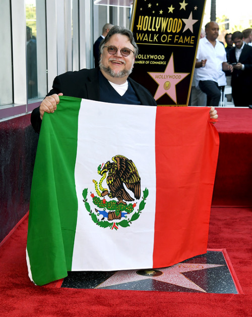 taronegertonn:  GUILLERMO DEL TORO RECEIVES STAR ON HOLLYWOOD WALK OF FAME  Aug 6, 2019 “As a Mexica
