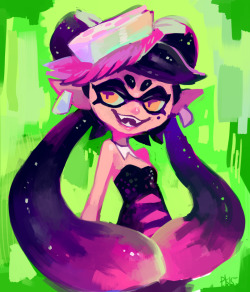 Fandoms-Females:  Tmg #6 - Dark Sushi ( Callie_By_Purplekecleon )   &Amp;Lt;3