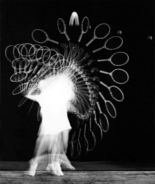 Harold E. Edgerton - Joueur de tennis, 1938.