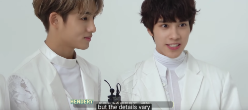 not @ hendery and xiaojun spitting that good party line like the rent’s due tomorrow