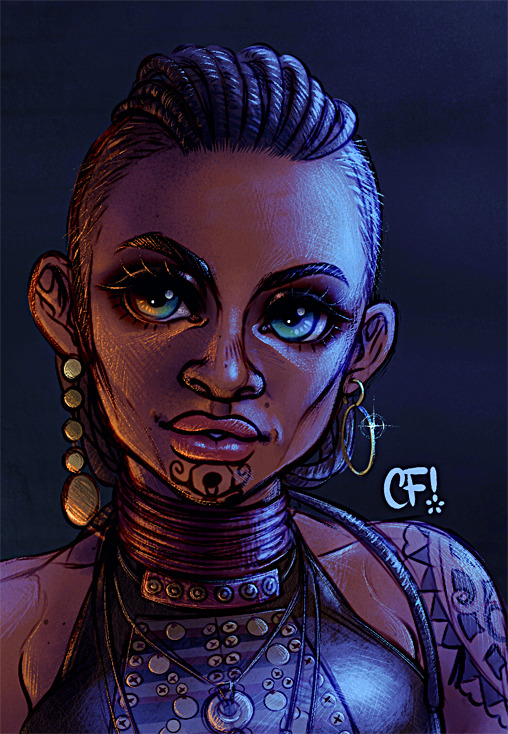 gunkiss:  Citra from Farcry 3 I wanted to draw her since a long time. I’ve been