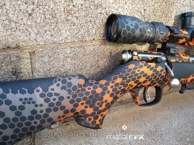 whiskey-wolf:  C-243 SAFETY ORANGE WITH H-237 TUNGSTEN AND H-146 GRAPHITE BLACK