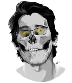 forsakenvow:  I absolutely love scryptixdoodles&rsquo;s Darkiplier/Skeleplier so I decided to draw him in my own style ;u; ! I wish I could draw all of you guys’ Darkipliers tbh, they’re all so creative! Spooky Scary Skeleplier