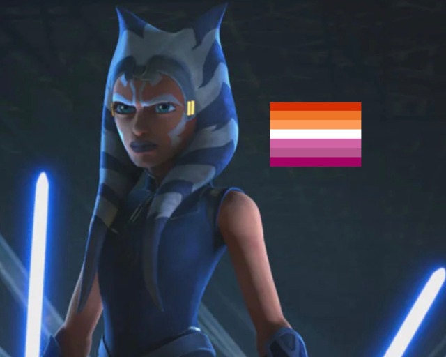 Ahsoka as a lesbian