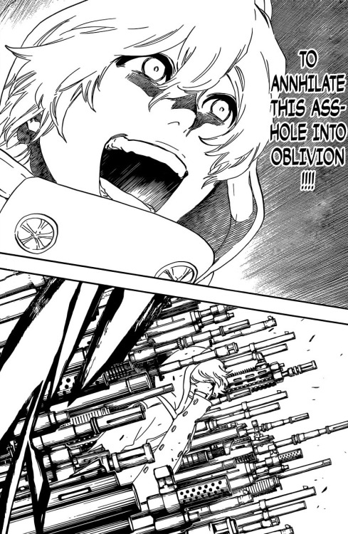 Gremmy Thoumeaux realising with Kenpachi Zaraki’s help that murdering others to prove you’re the strongest really is the best.
