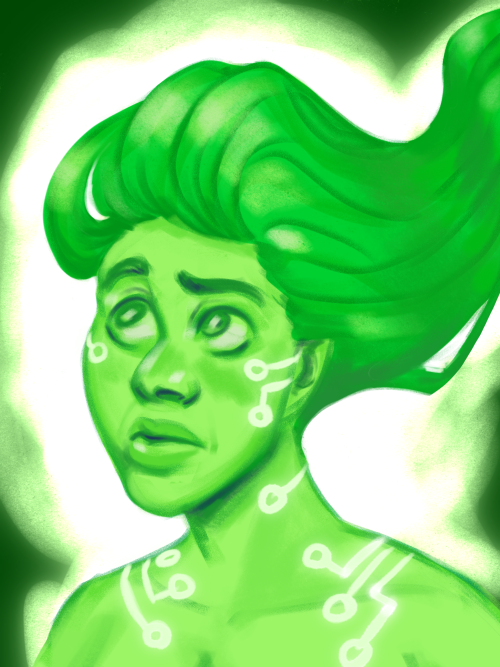 madstuart:hera hera HERA!More painting practice, in the form of a sarcastic AI with anxiety.