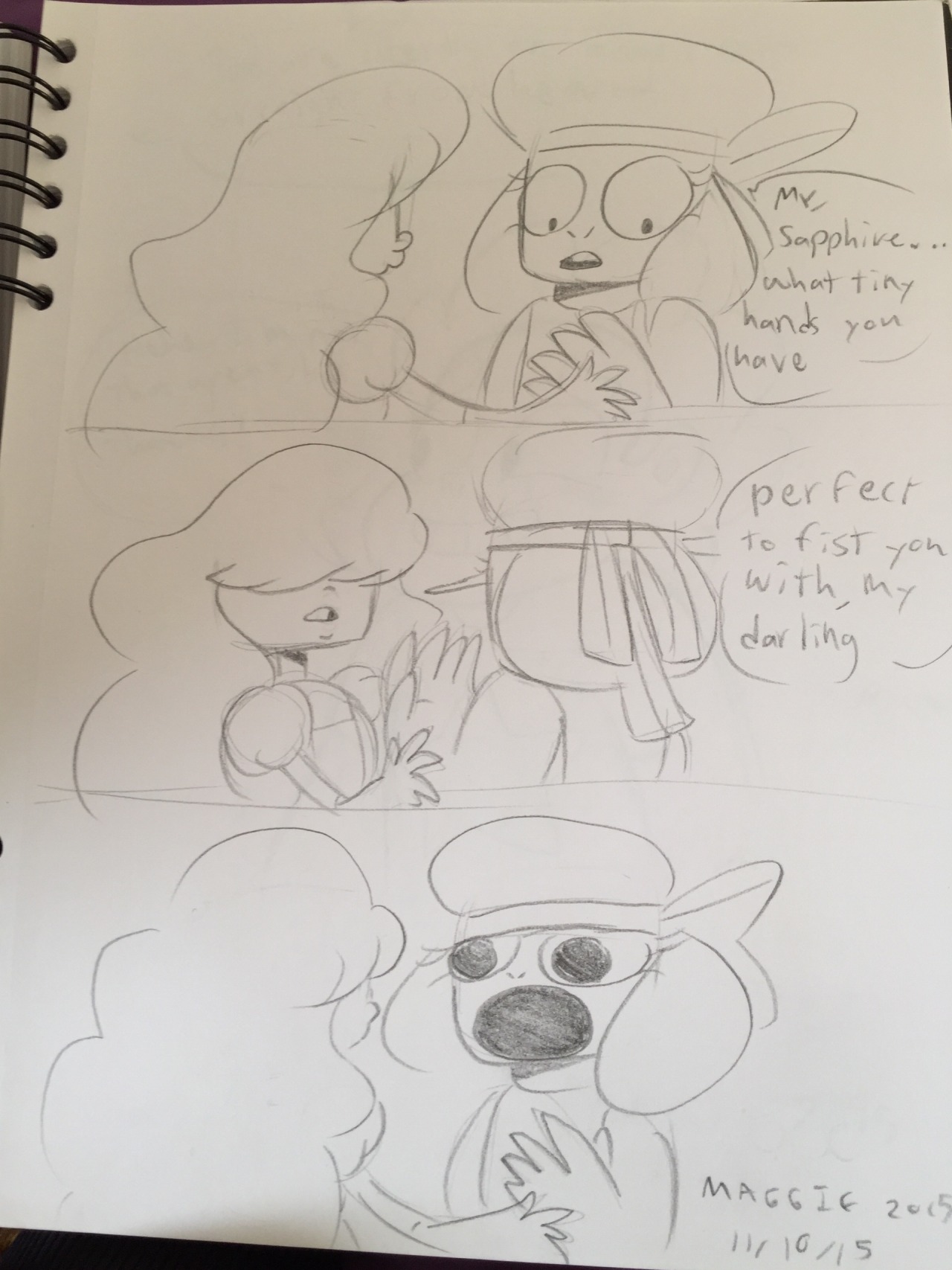mushroom-cookie-bears:  i drew this back in november and i still think its hilarious