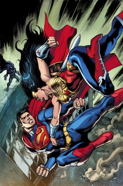 gothamart:  Superman vs Wonder Woman by Yildiray